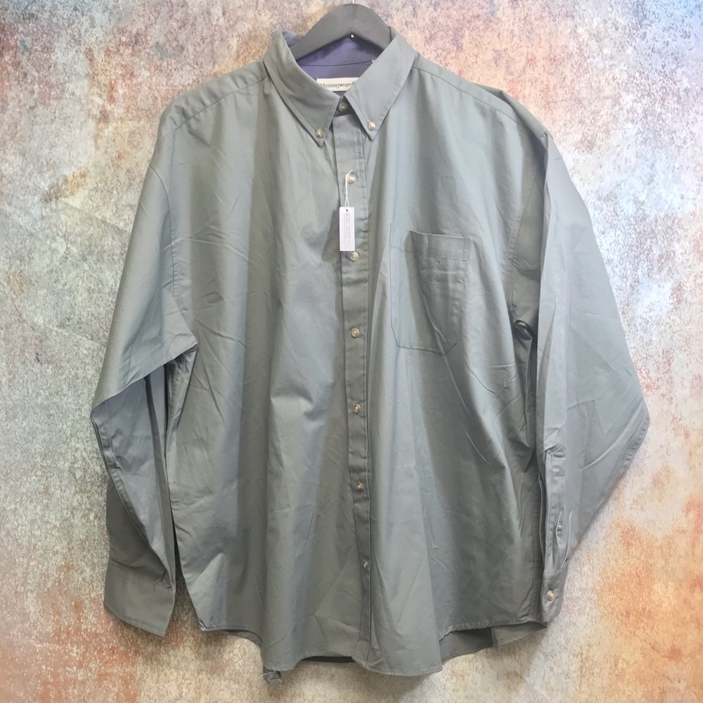 MunsingWear Men’s Shirt Button Down Long Sleeve XL